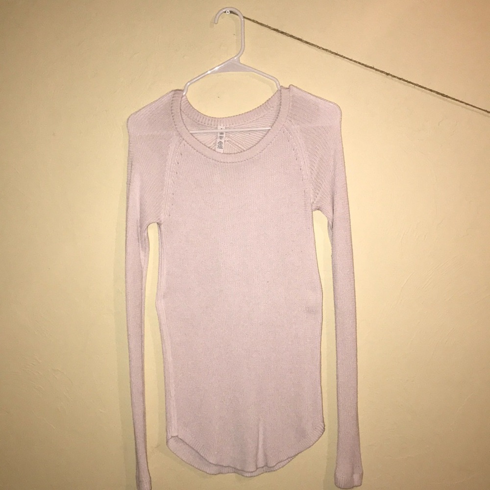 light pink lululemon sweater